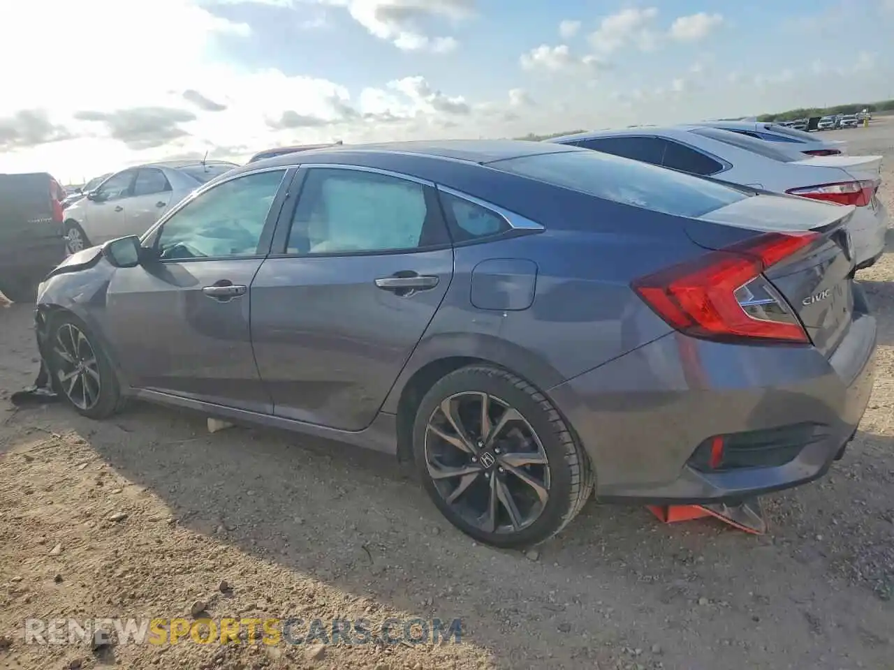 2 Photograph of a damaged car 2HGFC2F89MH524860 HONDA CIVIC 2021