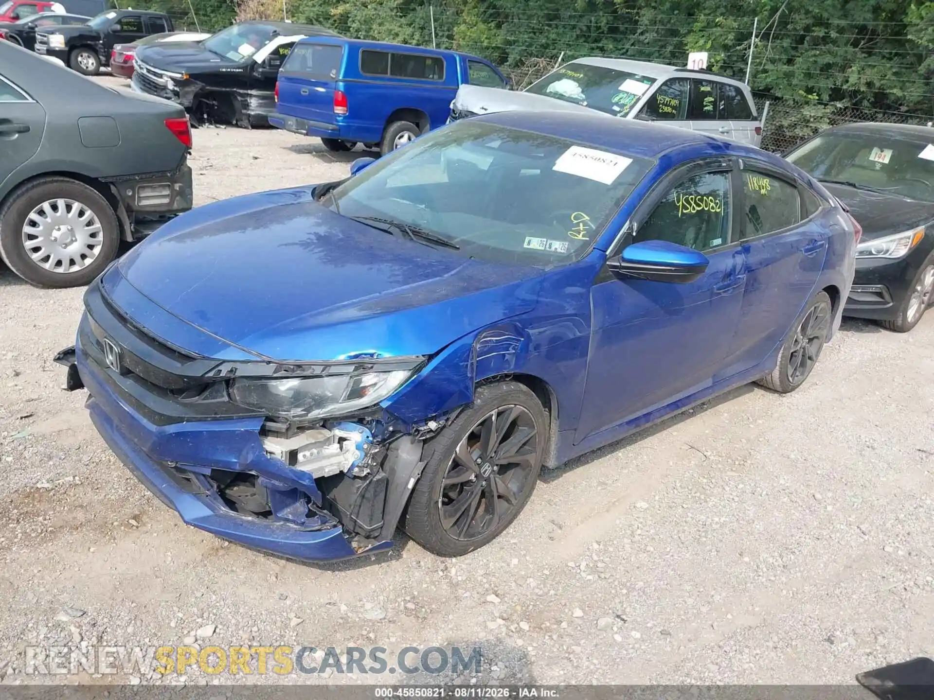2 Photograph of a damaged car 2HGFC2F89MH533817 HONDA CIVIC 2021