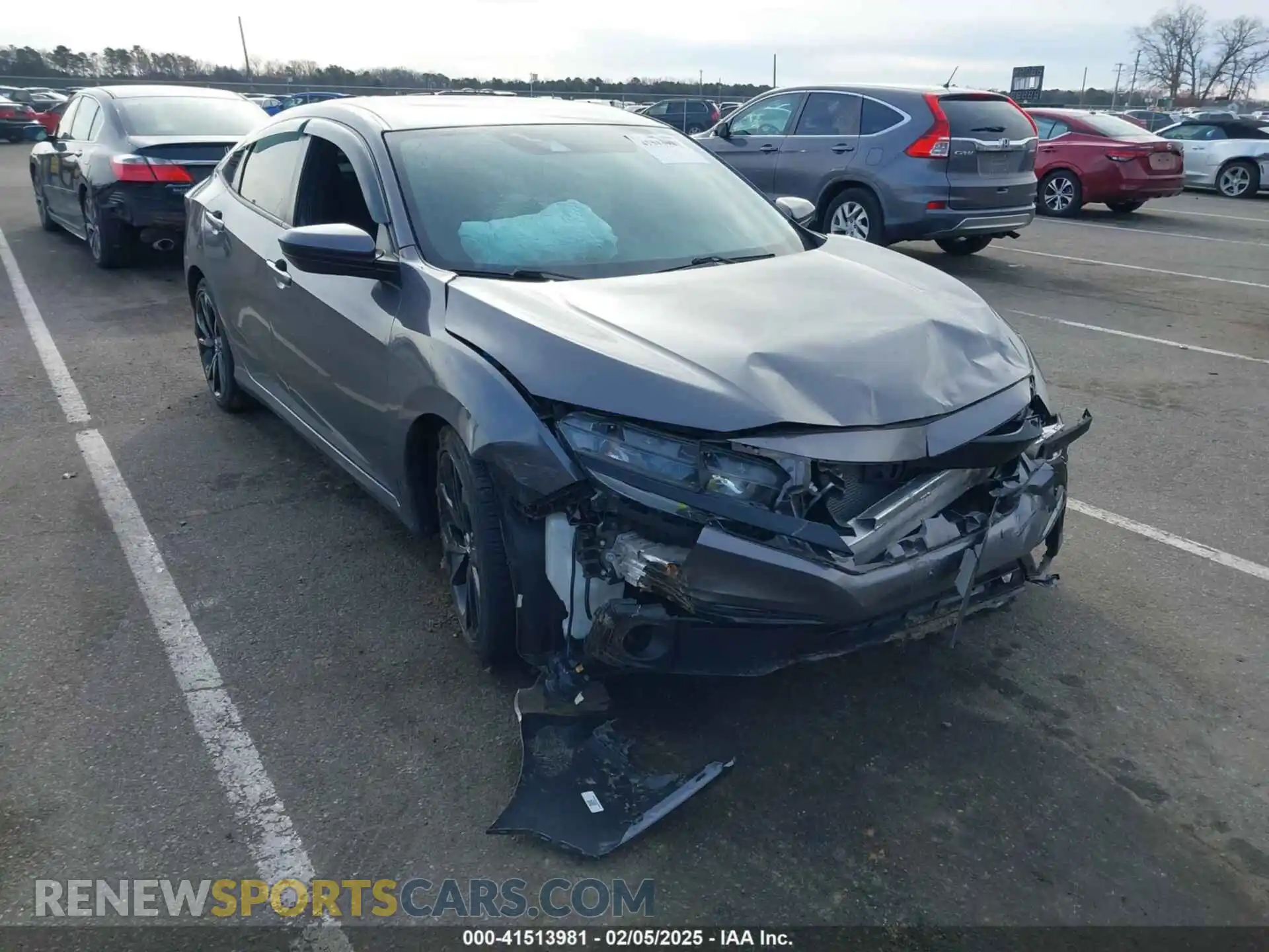 1 Photograph of a damaged car 2HGFC2F89MH538354 HONDA CIVIC 2021