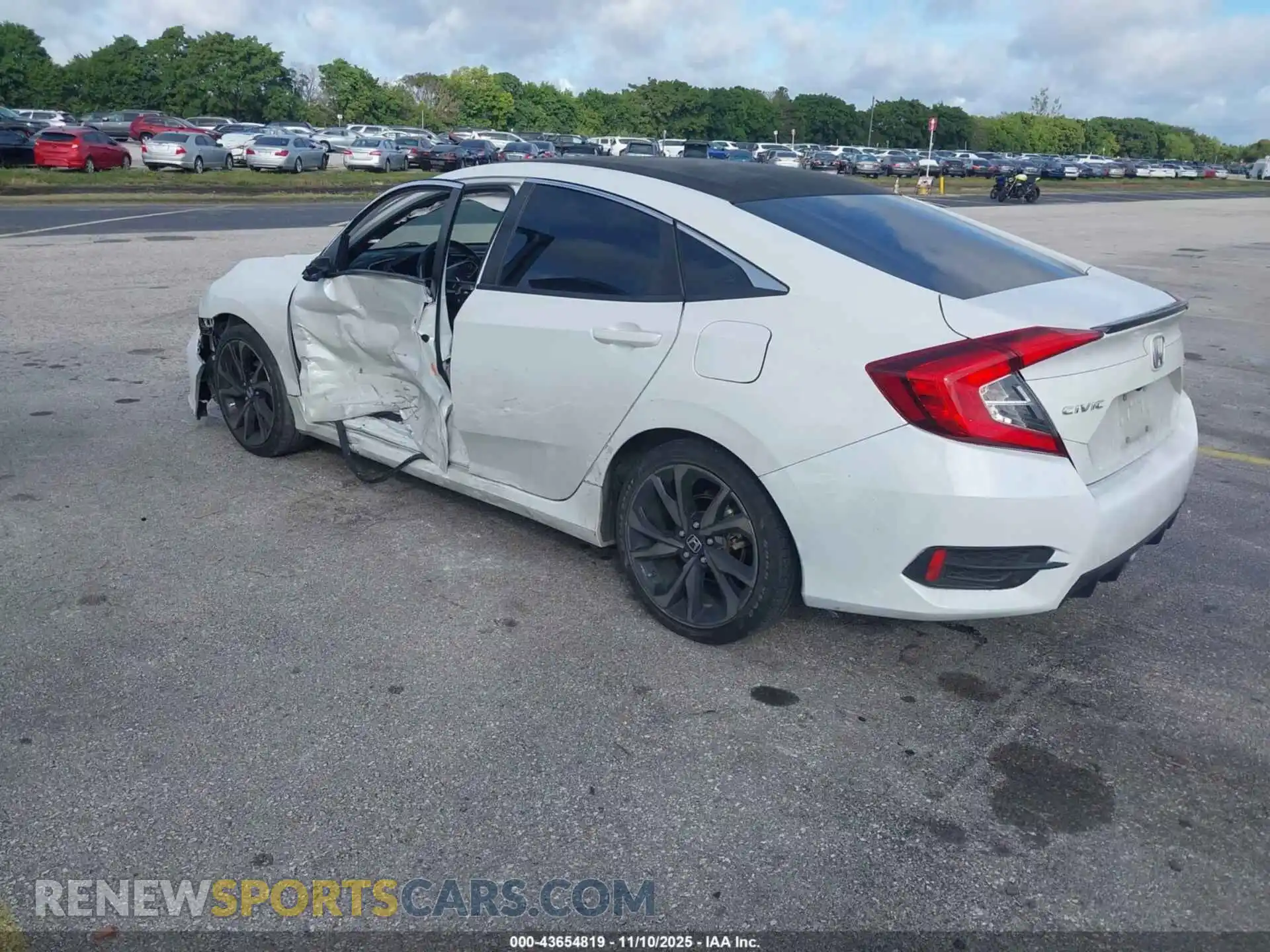 3 Photograph of a damaged car 2HGFC2F89MH539407 HONDA CIVIC 2021
