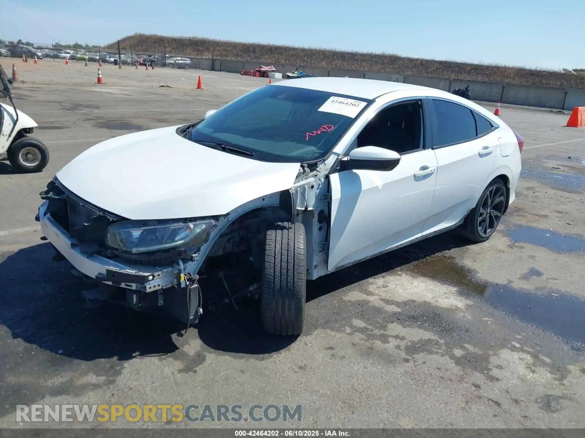 2 Photograph of a damaged car 2HGFC2F89MH542355 HONDA CIVIC 2021