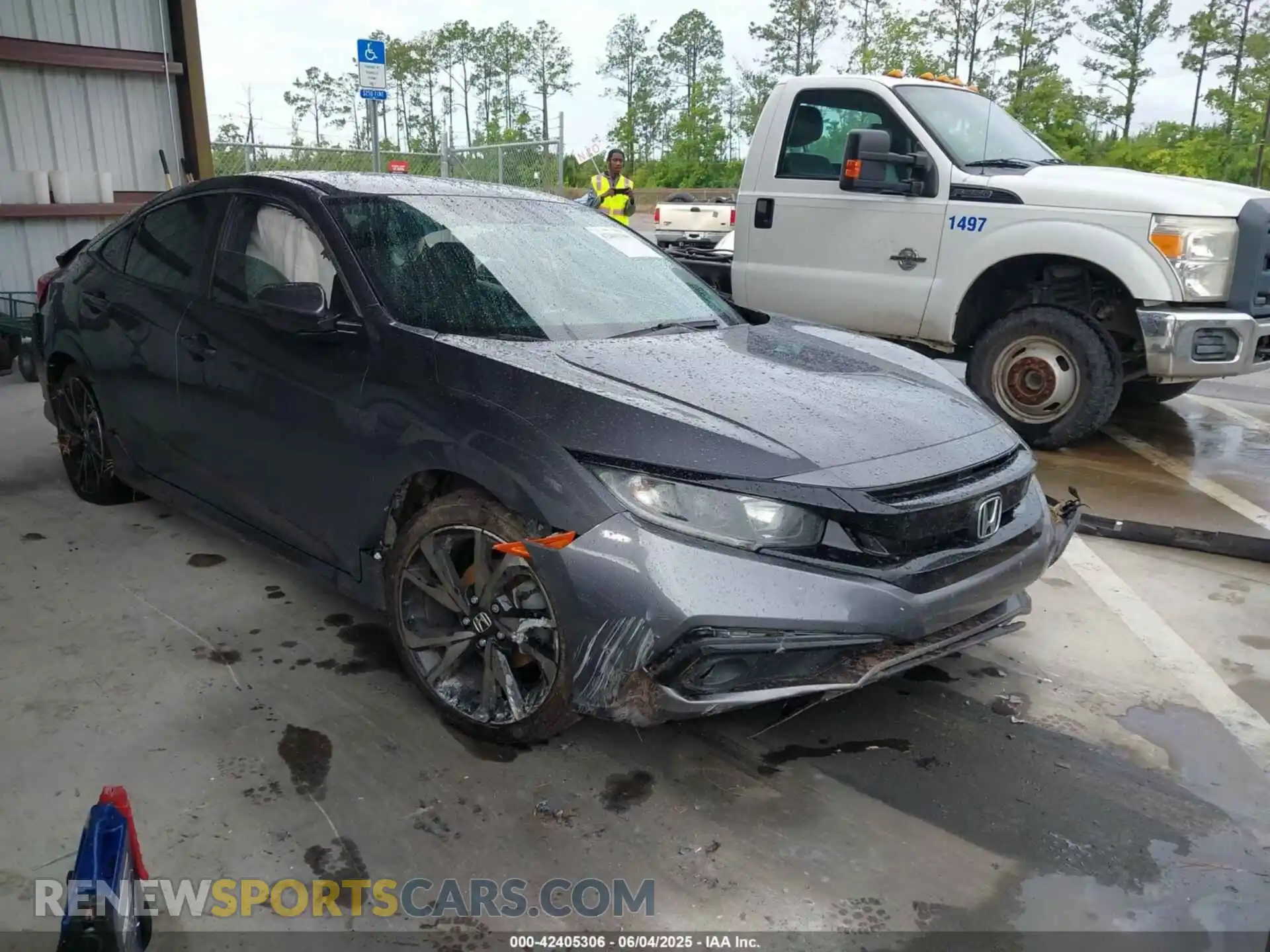 1 Photograph of a damaged car 2HGFC2F89MH545286 HONDA CIVIC 2021