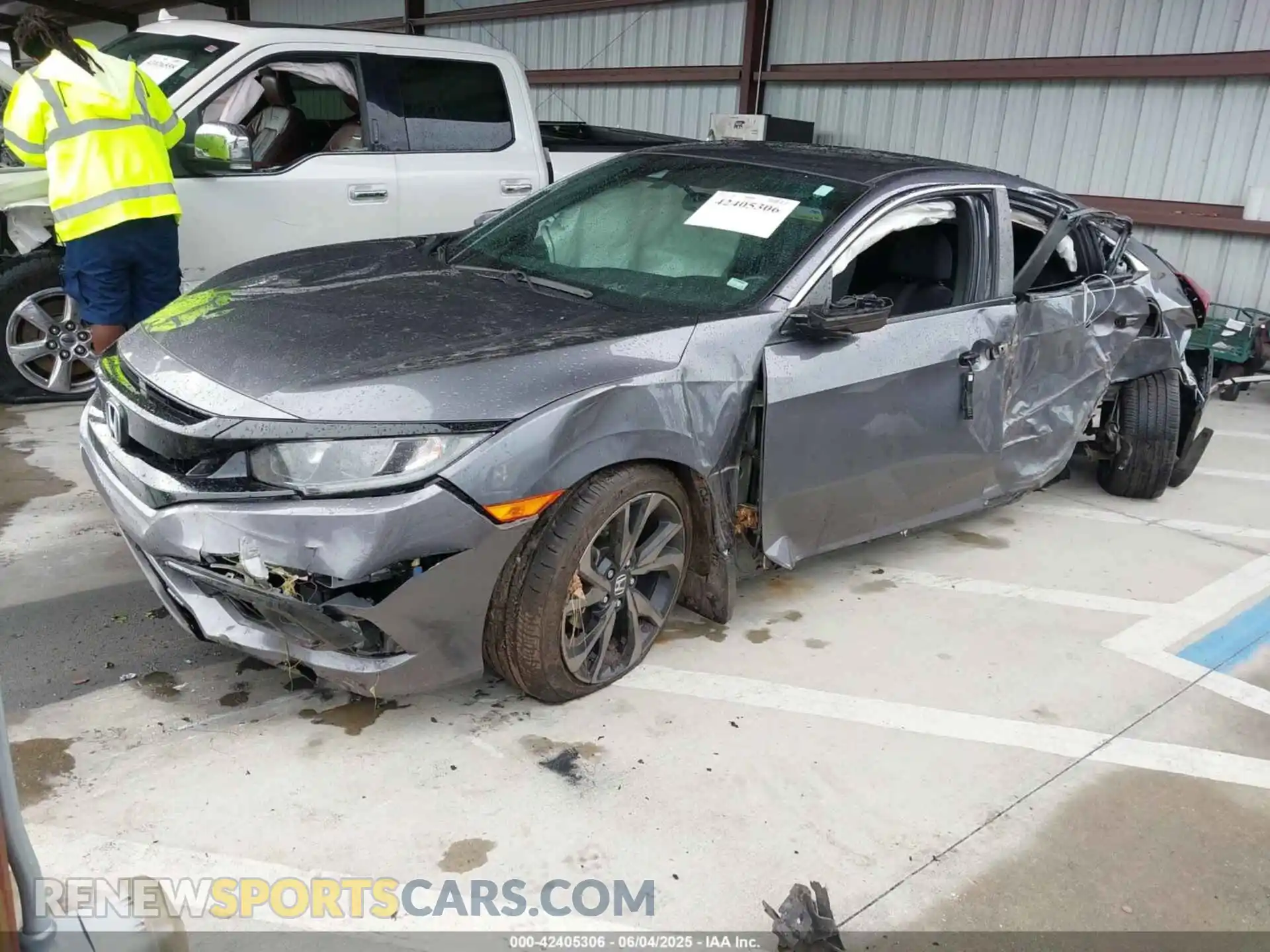 2 Photograph of a damaged car 2HGFC2F89MH545286 HONDA CIVIC 2021