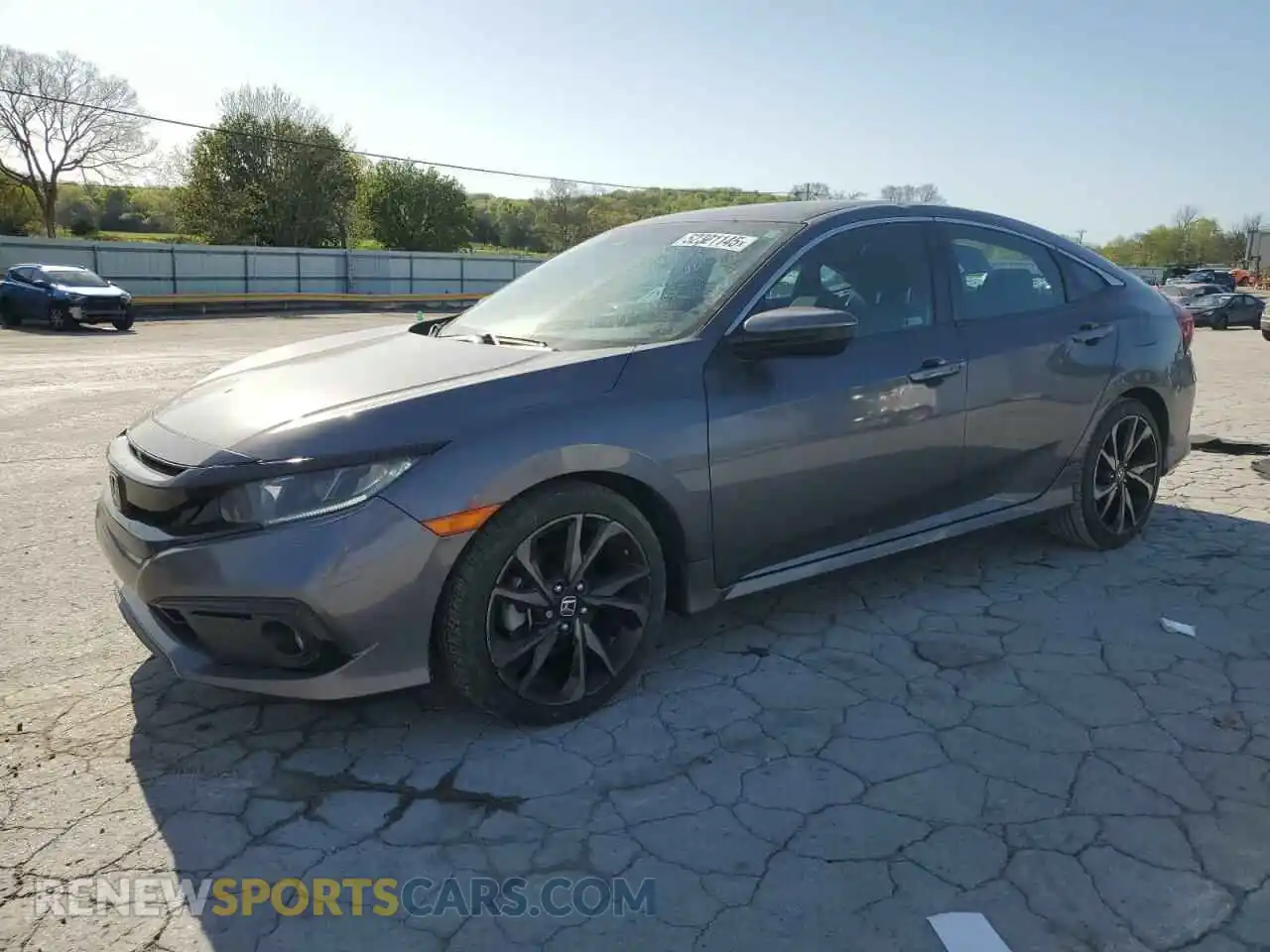 1 Photograph of a damaged car 2HGFC2F89MH545501 HONDA CIVIC 2021