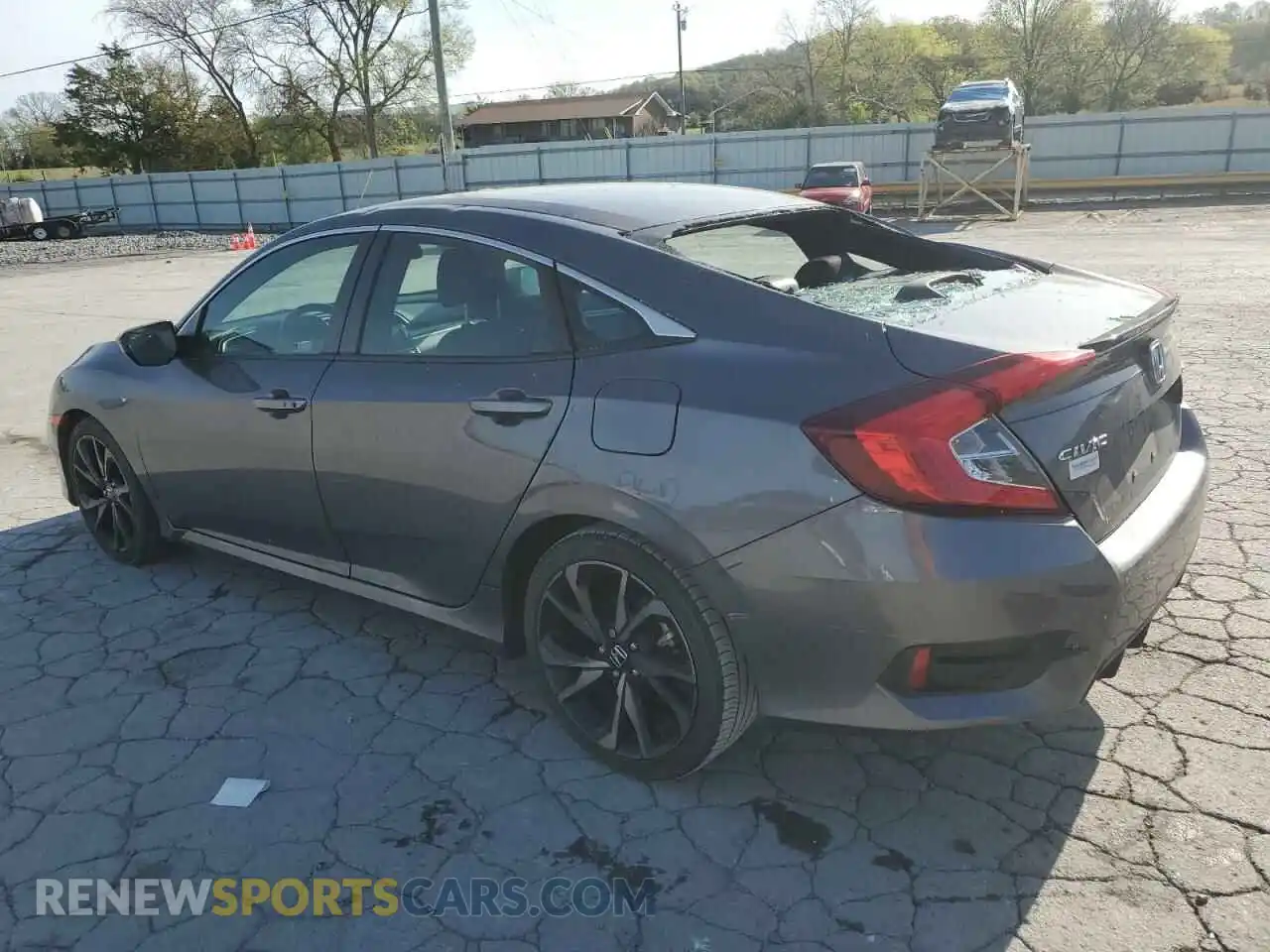 2 Photograph of a damaged car 2HGFC2F89MH545501 HONDA CIVIC 2021