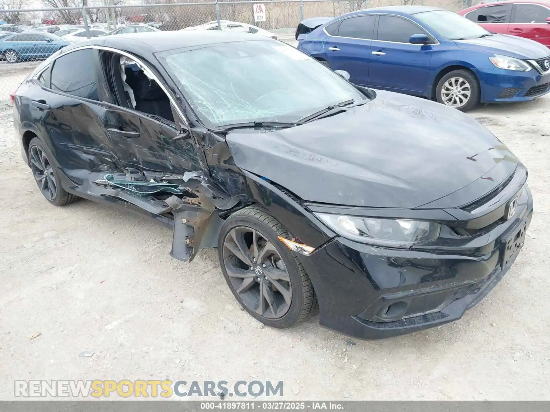 1 Photograph of a damaged car 2HGFC2F89MH552464 HONDA CIVIC 2021