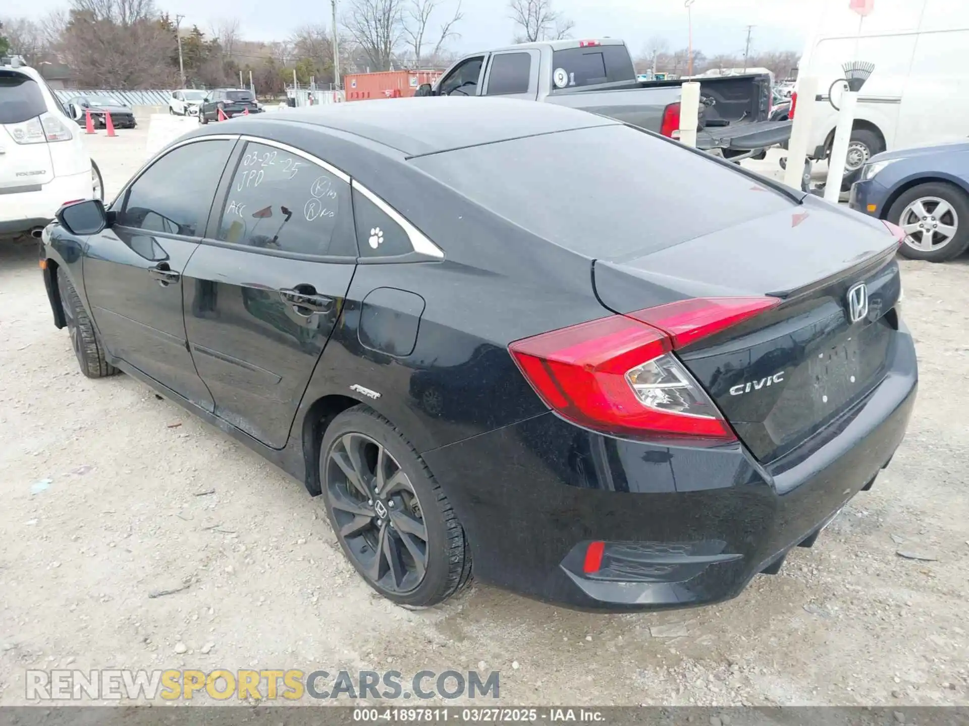 3 Photograph of a damaged car 2HGFC2F89MH552464 HONDA CIVIC 2021