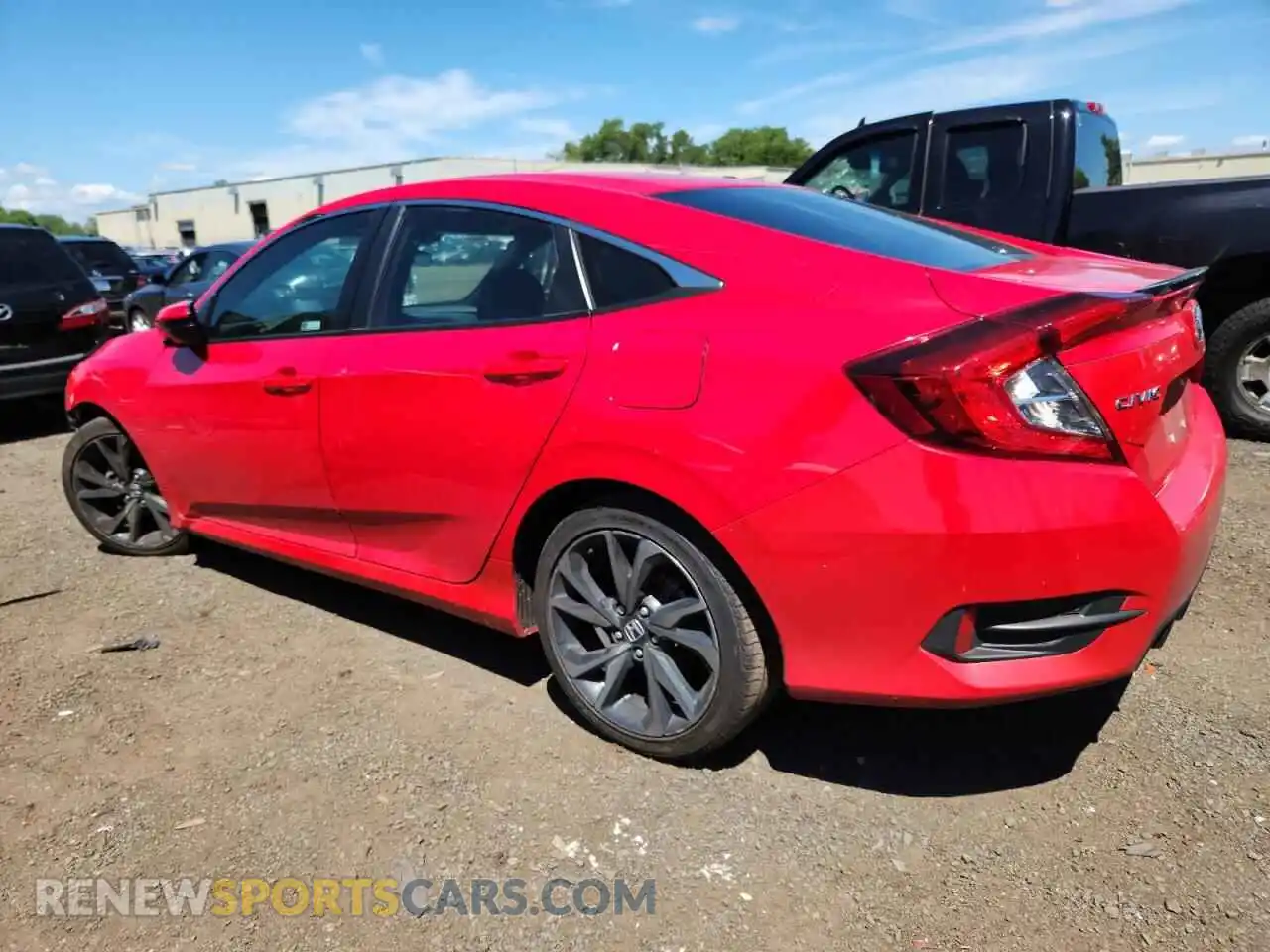 2 Photograph of a damaged car 2HGFC2F89MH553436 HONDA CIVIC 2021