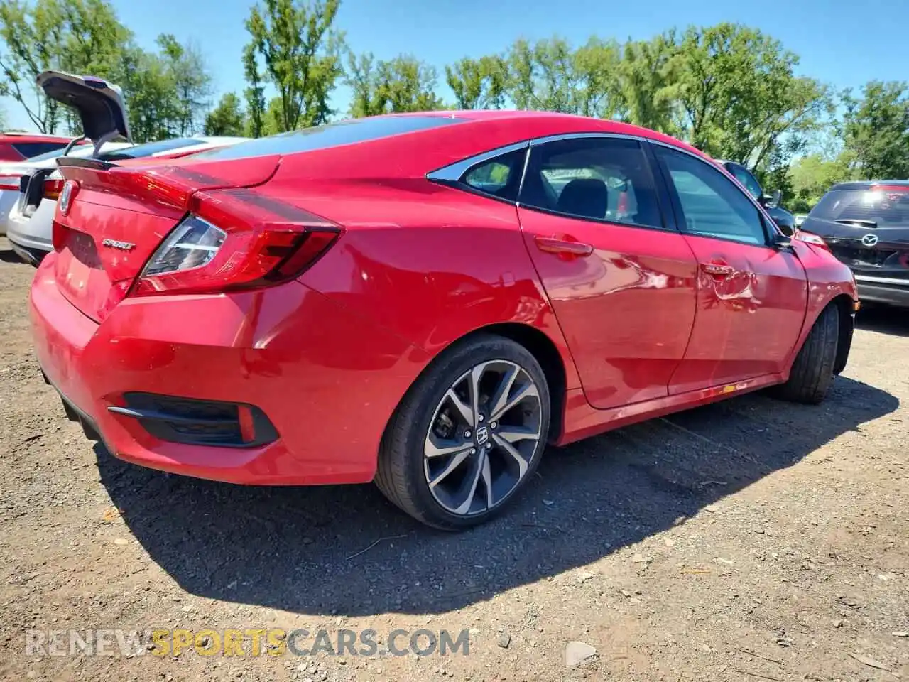 3 Photograph of a damaged car 2HGFC2F89MH553436 HONDA CIVIC 2021