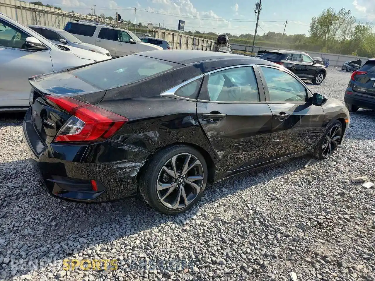 3 Photograph of a damaged car 2HGFC2F89MH555879 HONDA CIVIC 2021