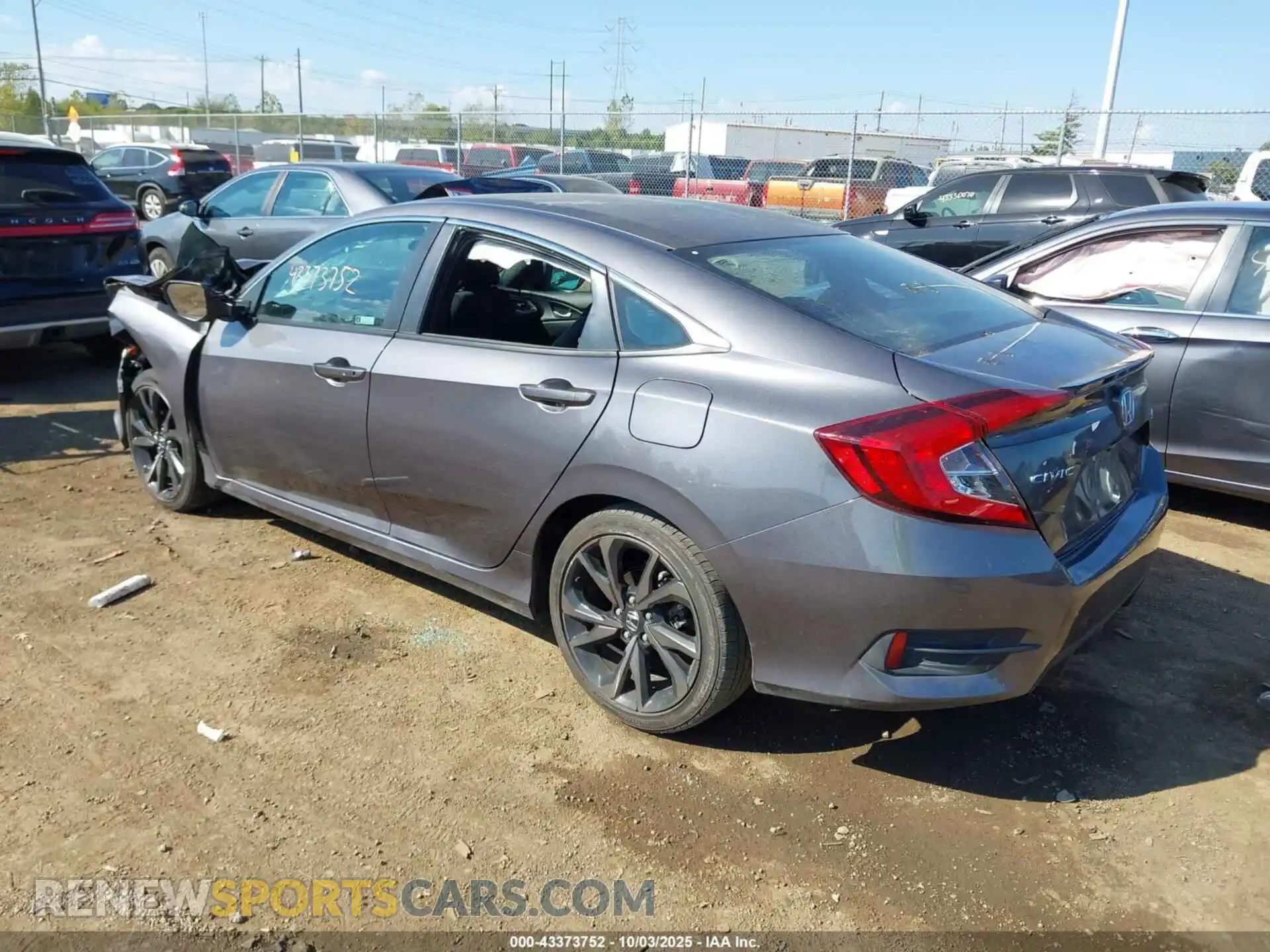 3 Photograph of a damaged car 2HGFC2F89MH558152 HONDA CIVIC 2021