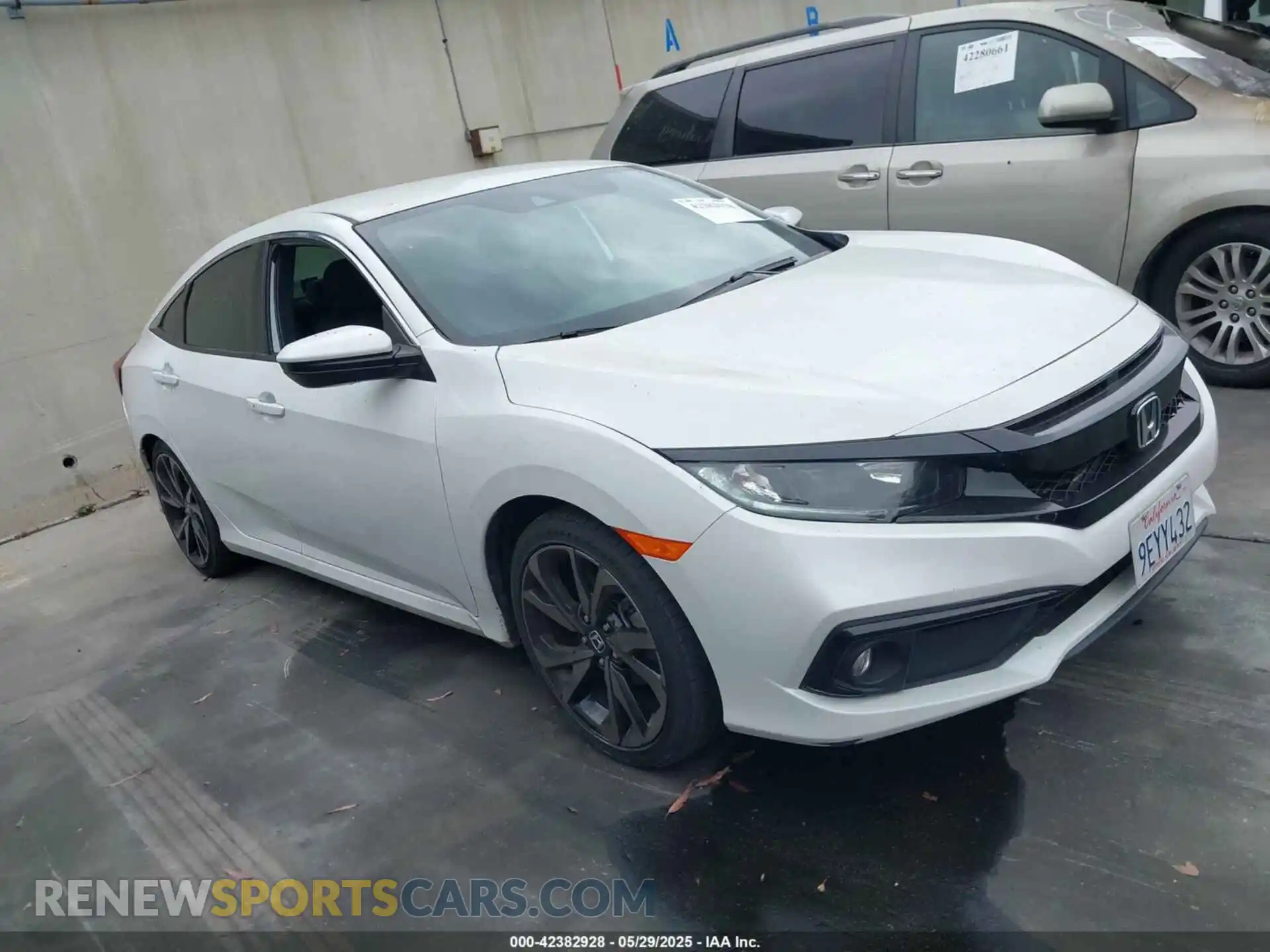 1 Photograph of a damaged car 2HGFC2F89MH559351 HONDA CIVIC 2021