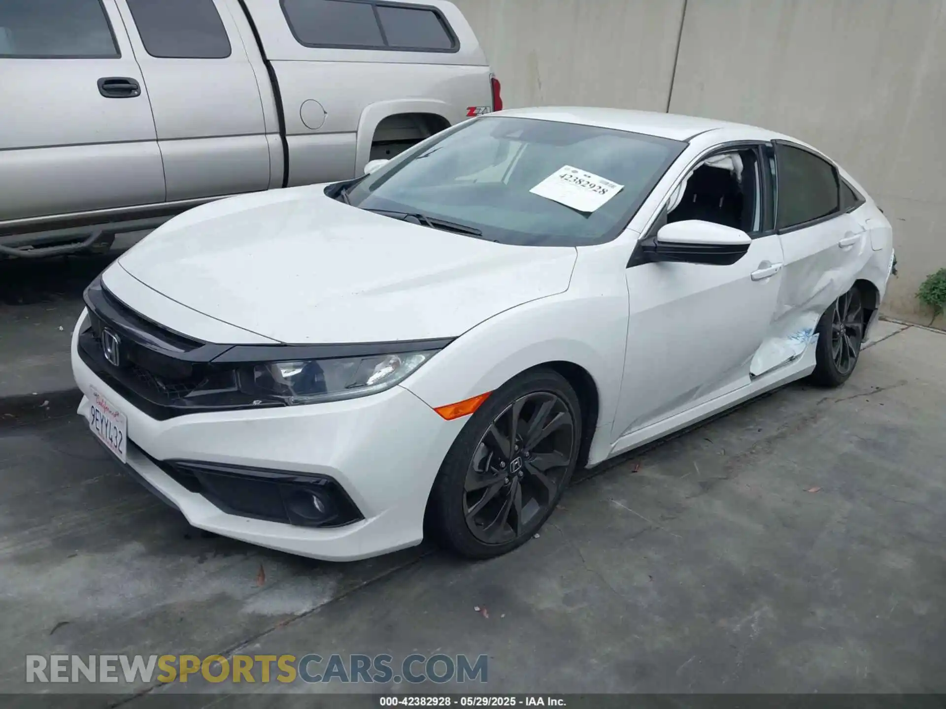 2 Photograph of a damaged car 2HGFC2F89MH559351 HONDA CIVIC 2021