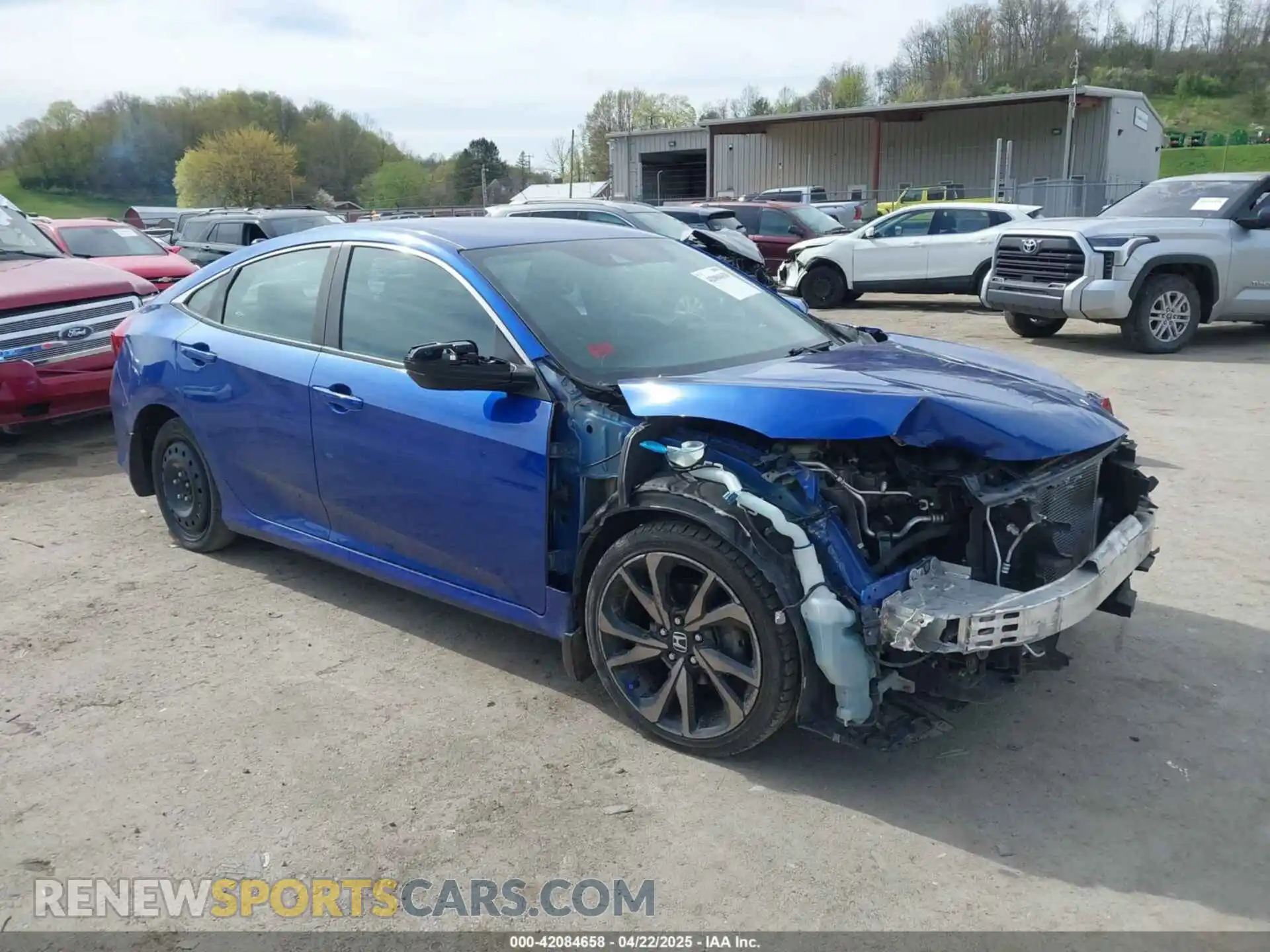 1 Photograph of a damaged car 2HGFC2F8XMH500681 HONDA CIVIC 2021