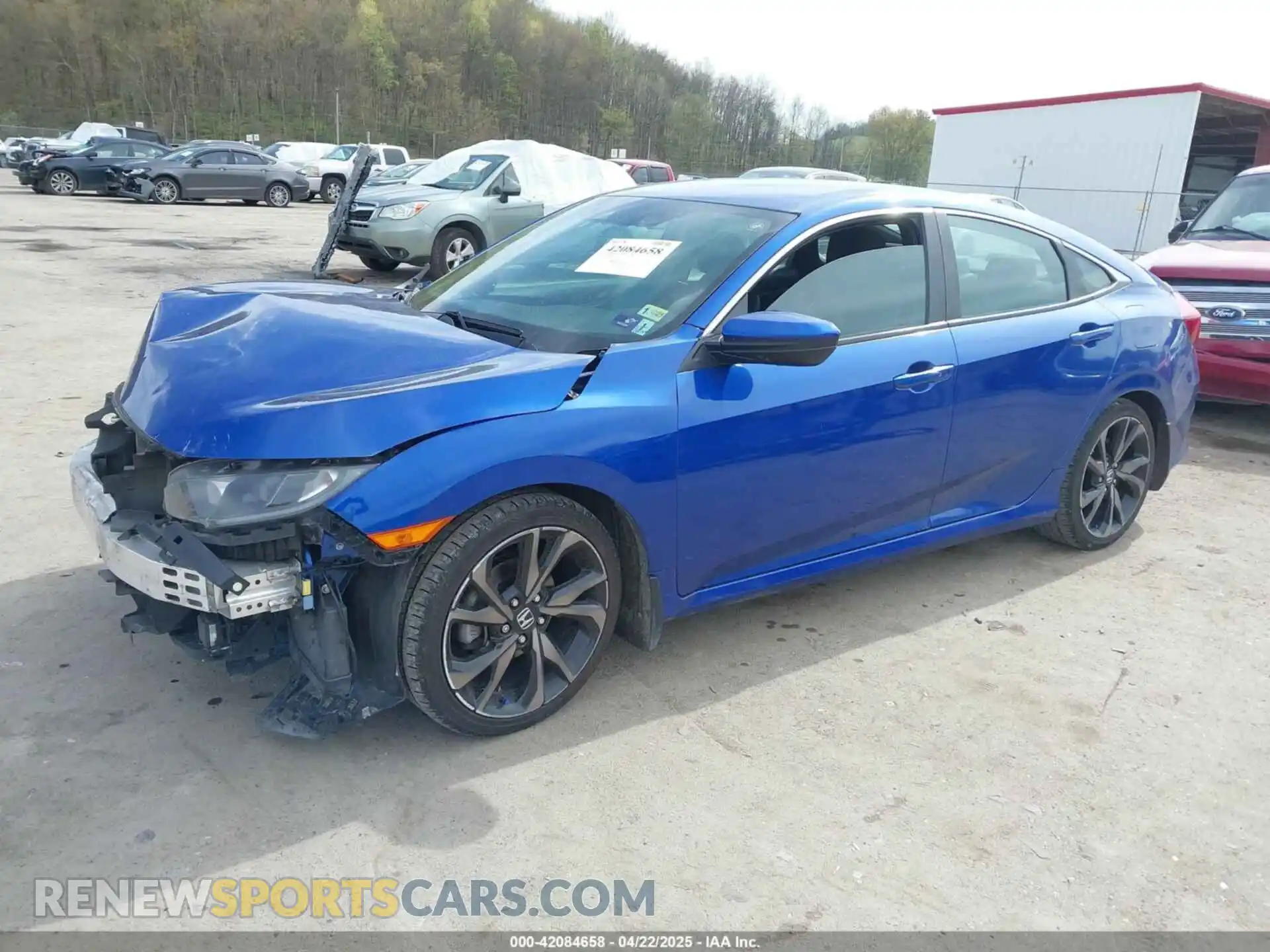 2 Photograph of a damaged car 2HGFC2F8XMH500681 HONDA CIVIC 2021