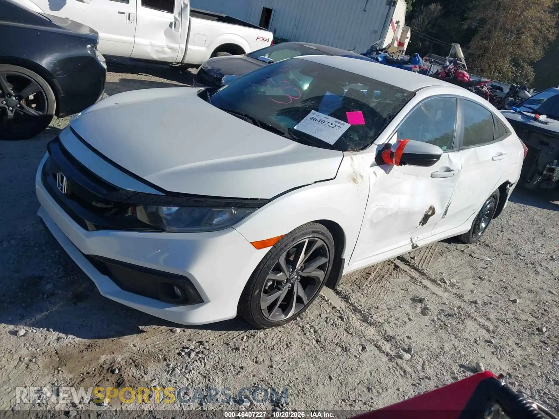 2 fotografías del automóvil dañado 2HGFC2F8XMH501832 HONDA CIVIC 2021