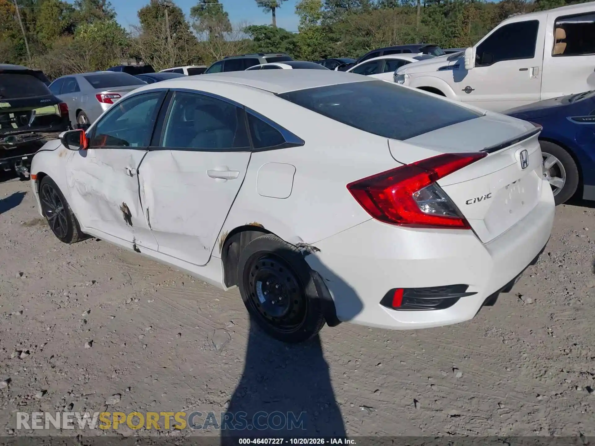 3 fotografías del automóvil dañado 2HGFC2F8XMH501832 HONDA CIVIC 2021