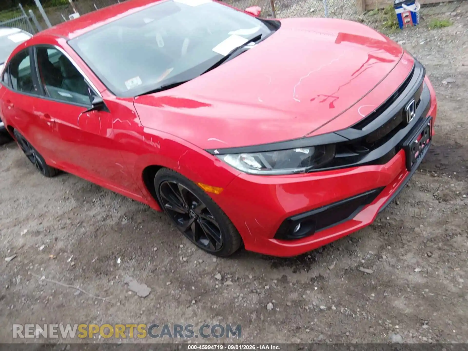 1 Photograph of a damaged car 2HGFC2F8XMH504293 HONDA CIVIC 2021
