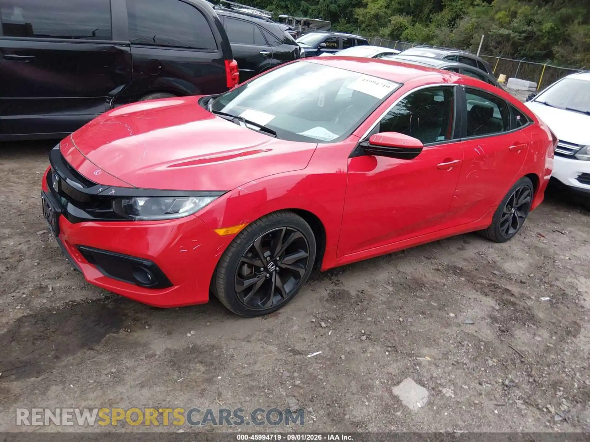 2 Photograph of a damaged car 2HGFC2F8XMH504293 HONDA CIVIC 2021