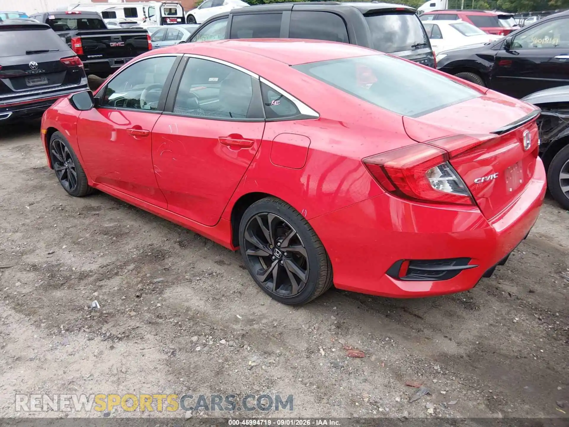 3 Photograph of a damaged car 2HGFC2F8XMH504293 HONDA CIVIC 2021