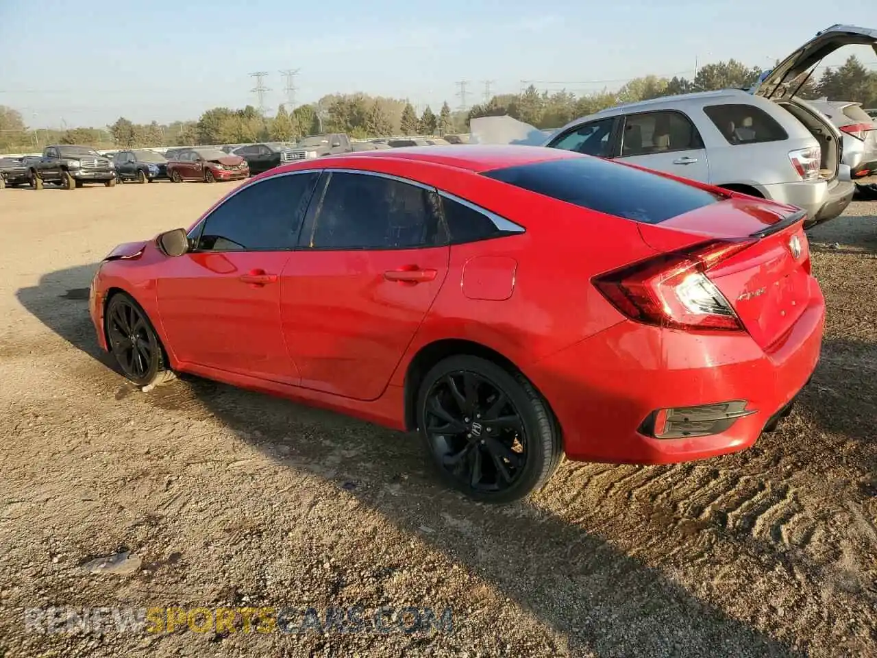 2 Photograph of a damaged car 2HGFC2F8XMH517352 HONDA CIVIC 2021