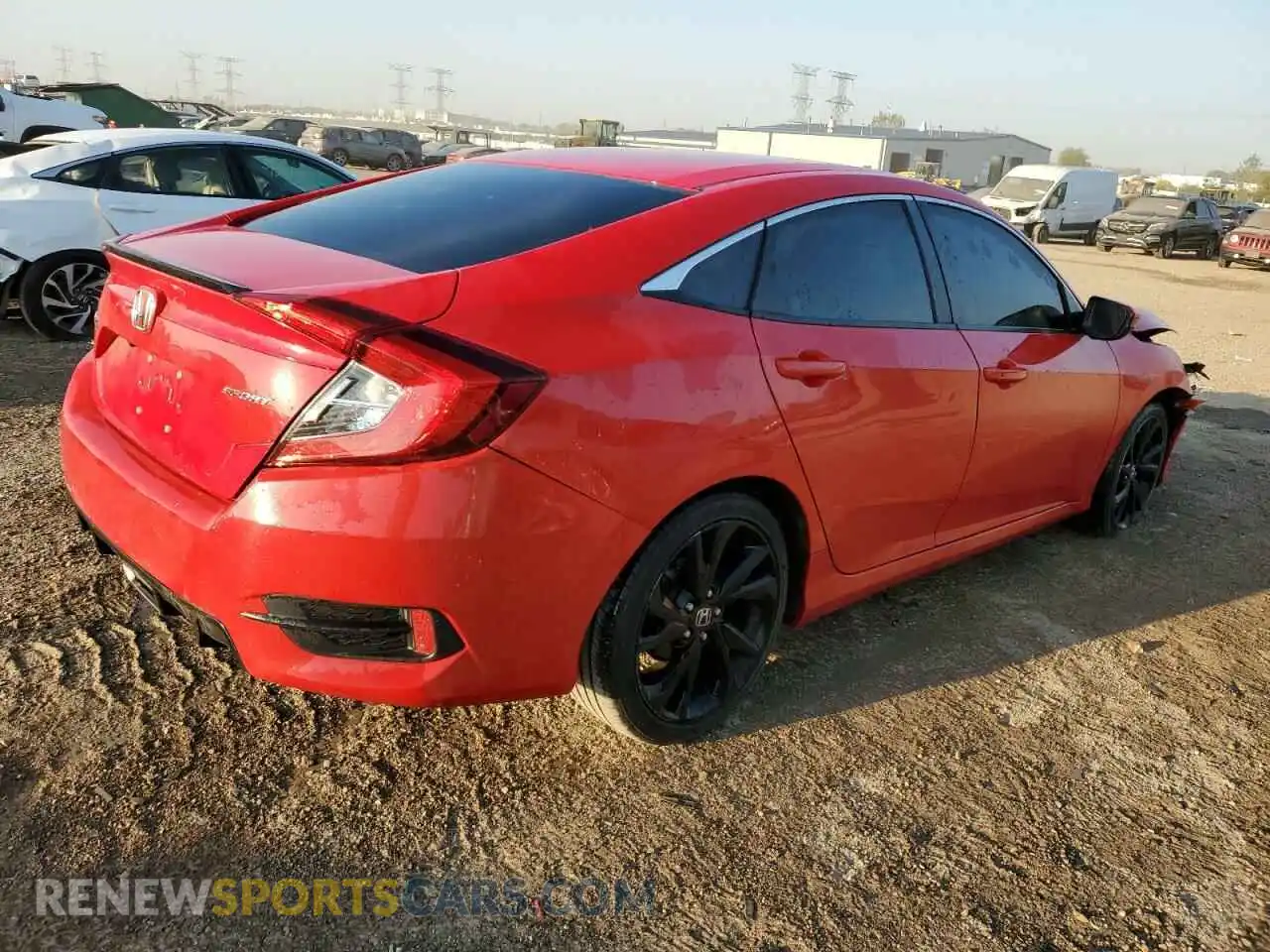 3 Photograph of a damaged car 2HGFC2F8XMH517352 HONDA CIVIC 2021