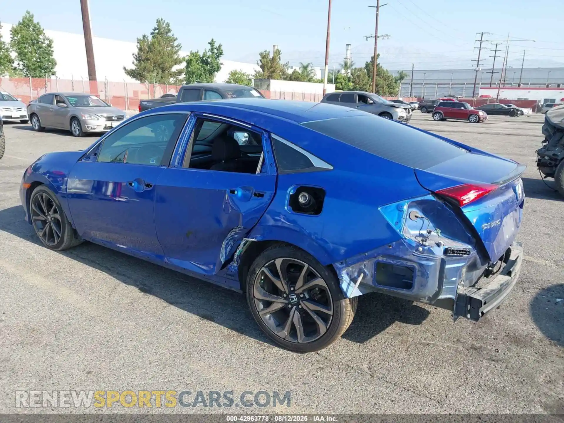 3 Photograph of a damaged car 2HGFC2F8XMH517822 HONDA CIVIC 2021