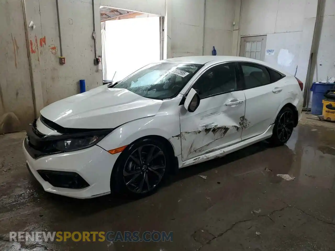 1 Photograph of a damaged car 2HGFC2F8XMH520512 HONDA CIVIC 2021