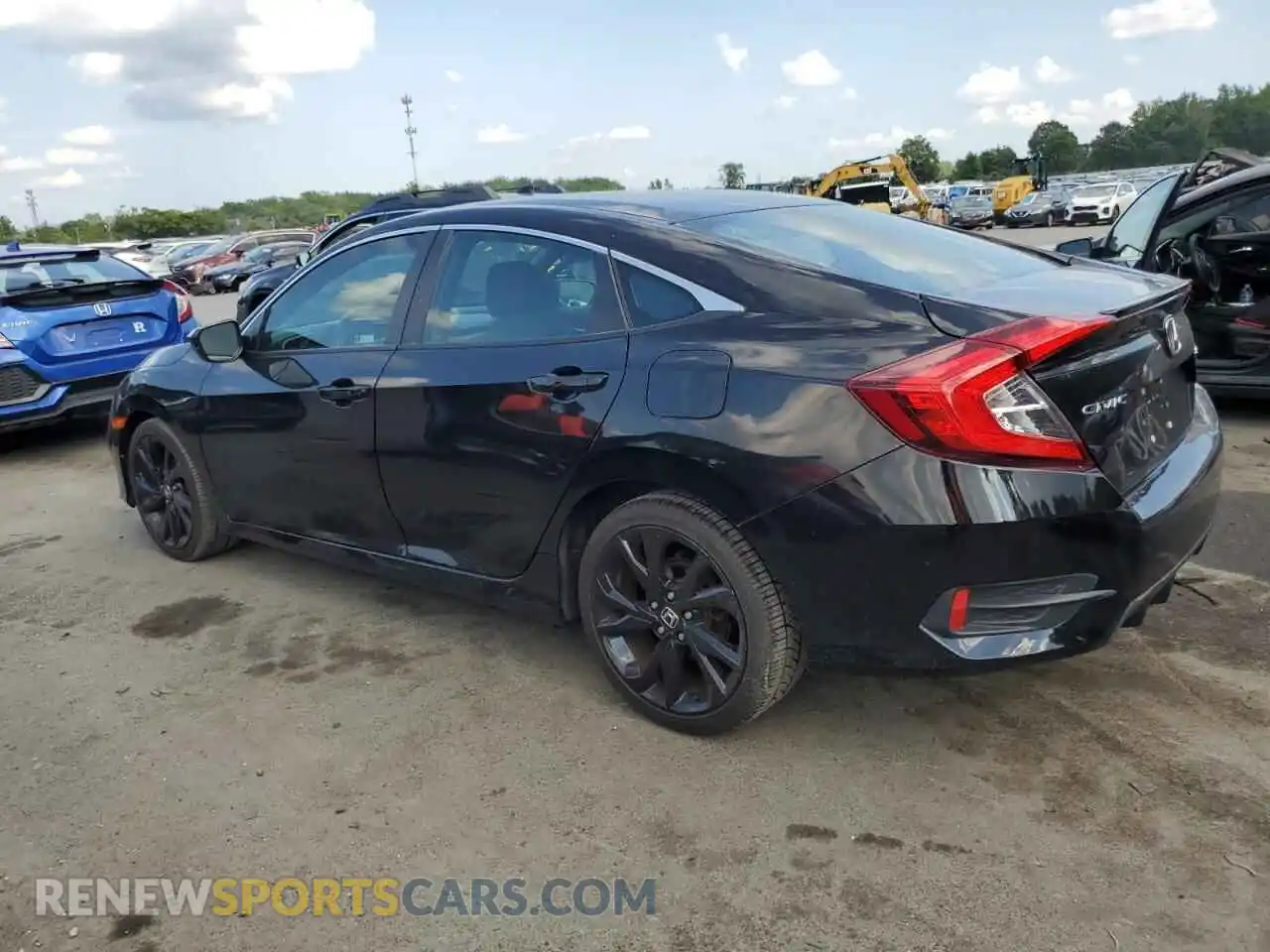 2 Photograph of a damaged car 2HGFC2F8XMH520879 HONDA CIVIC 2021
