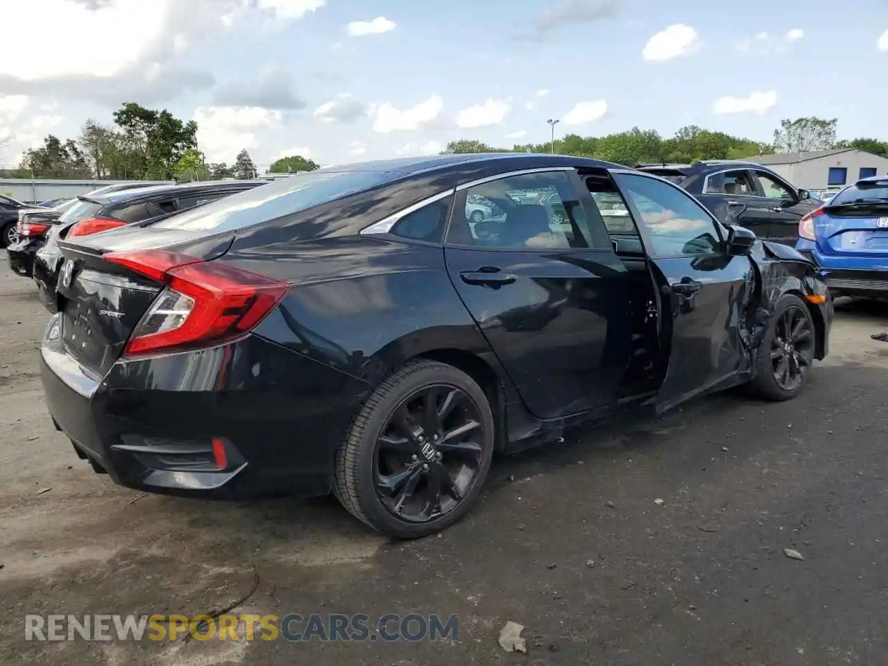 3 Photograph of a damaged car 2HGFC2F8XMH520879 HONDA CIVIC 2021