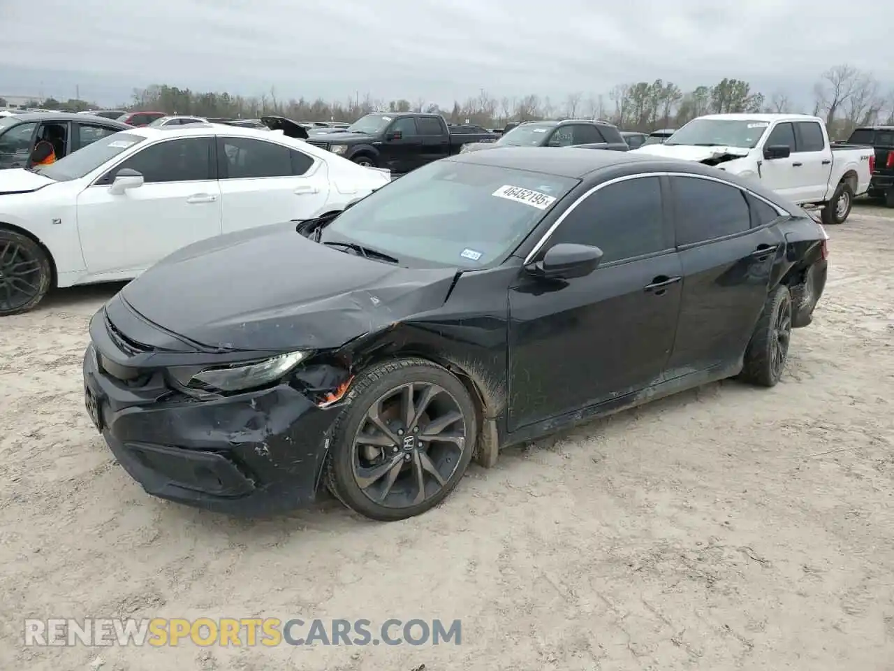 1 Photograph of a damaged car 2HGFC2F8XMH527895 HONDA CIVIC 2021