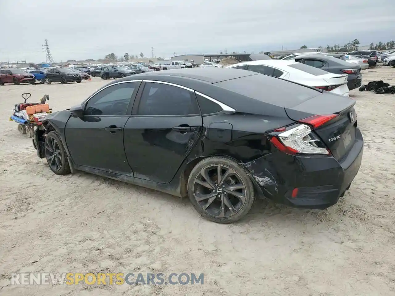 2 Photograph of a damaged car 2HGFC2F8XMH527895 HONDA CIVIC 2021