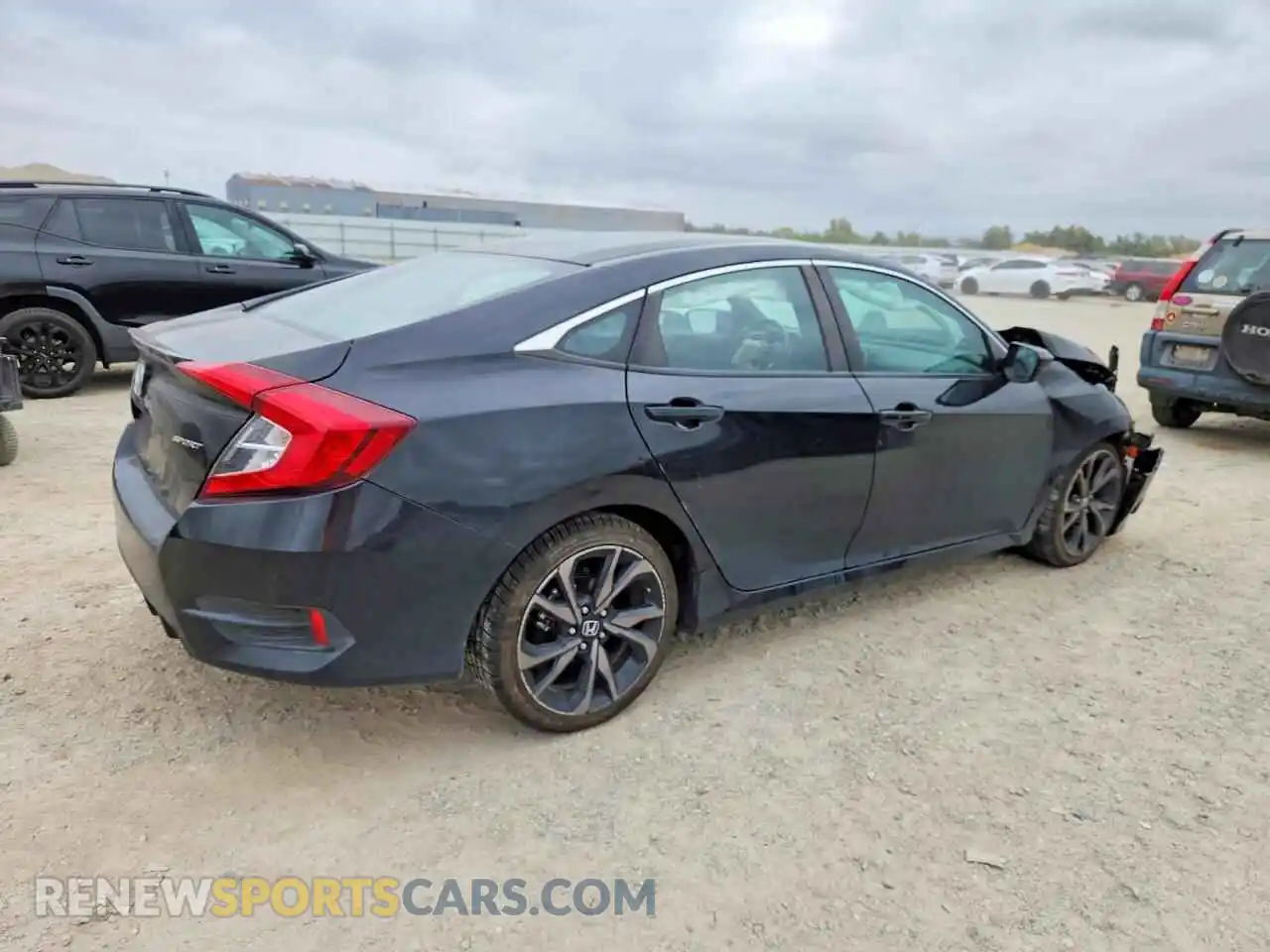 3 Photograph of a damaged car 2HGFC2F8XMH529503 HONDA CIVIC 2021