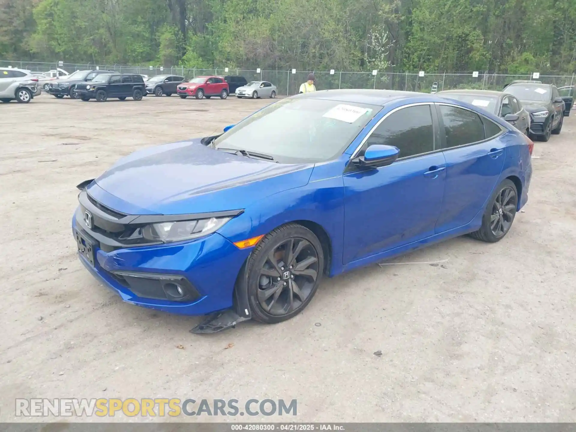 2 Photograph of a damaged car 2HGFC2F8XMH529887 HONDA CIVIC 2021
