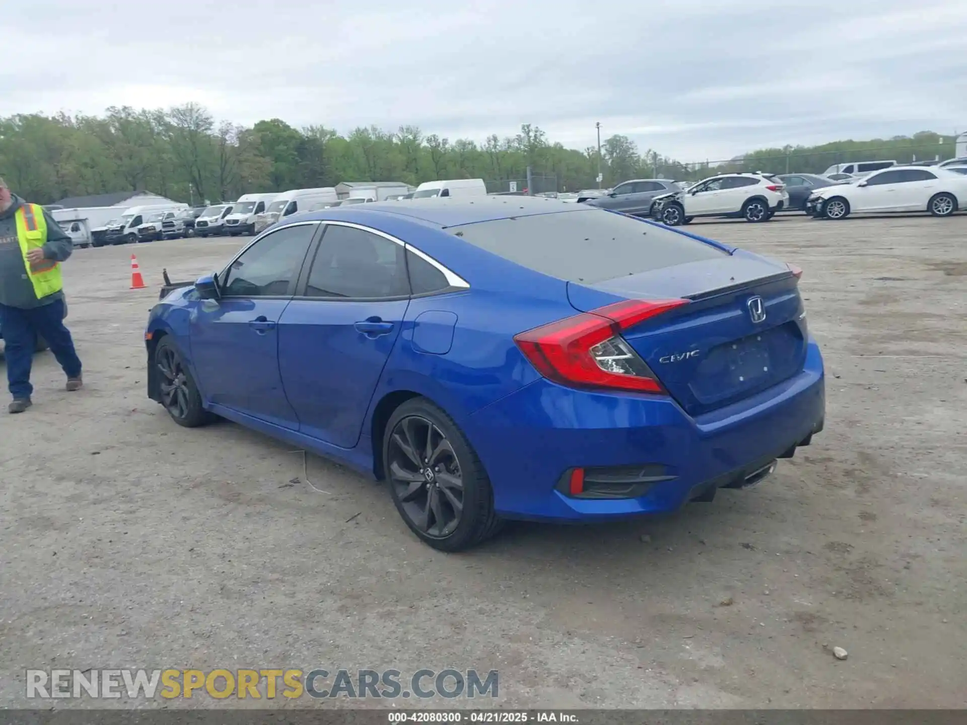 3 Photograph of a damaged car 2HGFC2F8XMH529887 HONDA CIVIC 2021