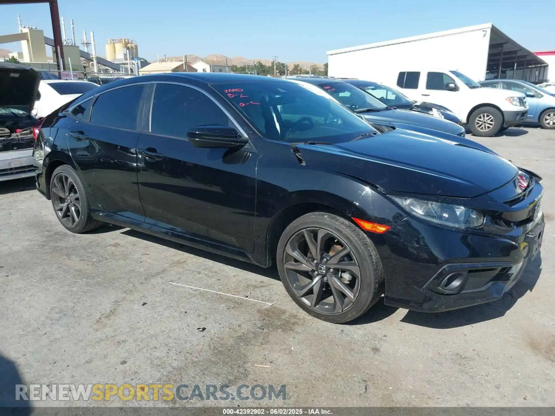 1 Photograph of a damaged car 2HGFC2F8XMH530862 HONDA CIVIC 2021