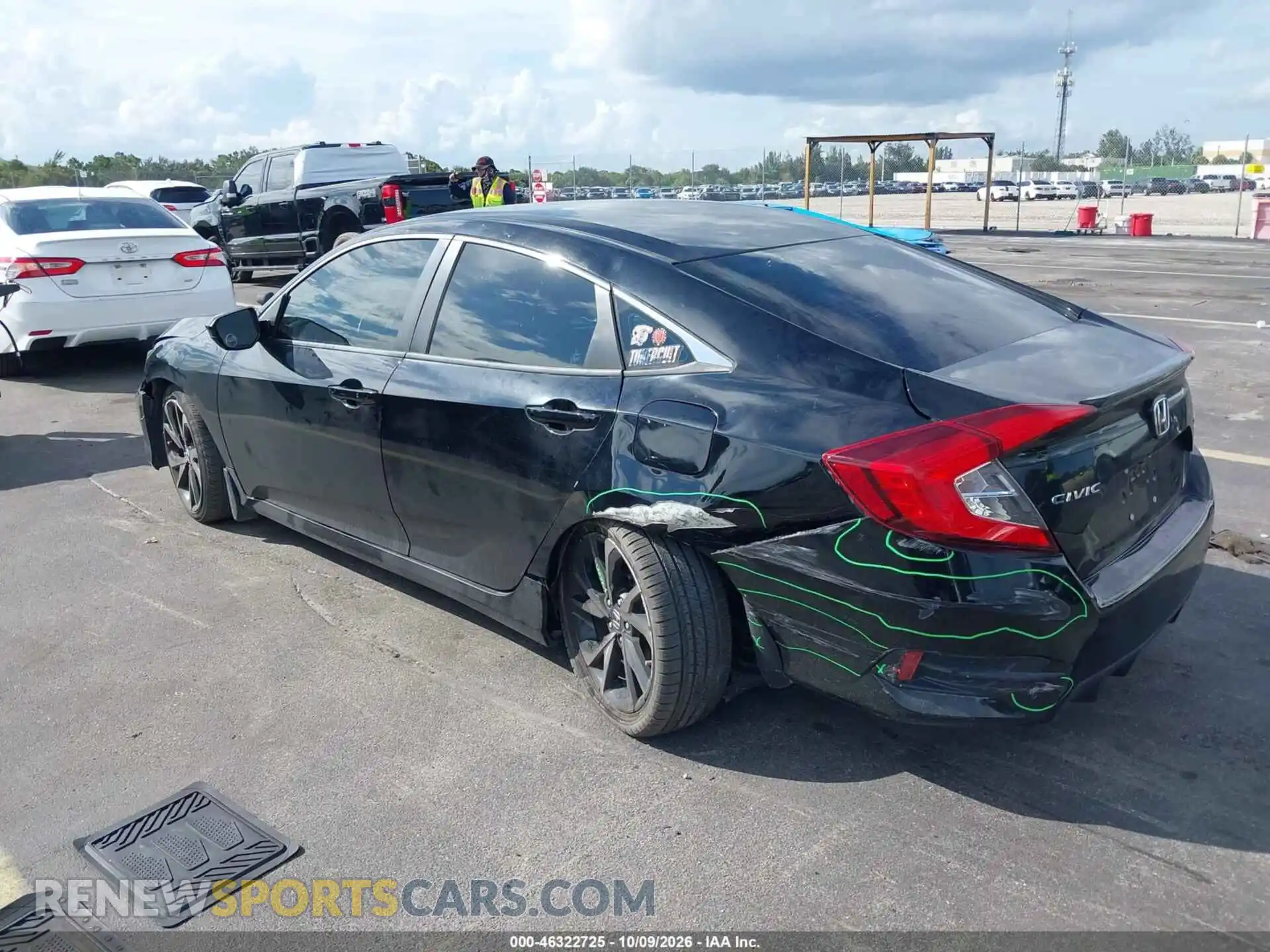 3 Photograph of a damaged car 2HGFC2F8XMH535723 HONDA CIVIC 2021