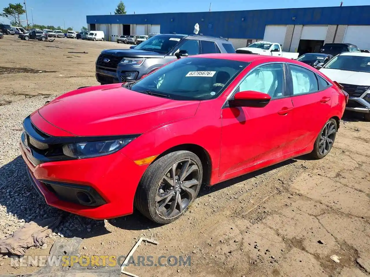 1 Фотография поврежденного автомобиля 2HGFC2F8XMH535768 HONDA CIVIC 2021