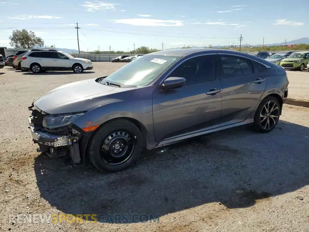 1 Photograph of a damaged car 2HGFC2F8XMH545488 HONDA CIVIC 2021