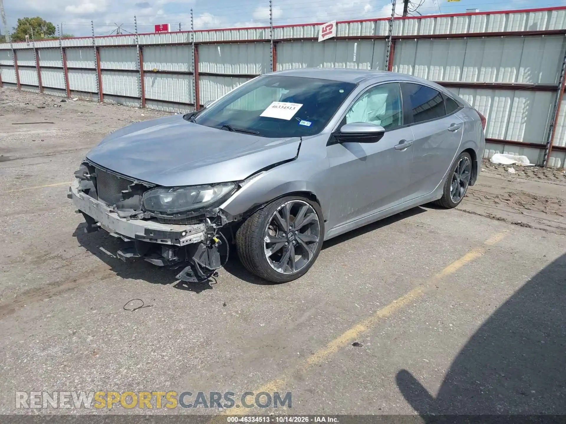 2 Photograph of a damaged car 2HGFC2F8XMH553865 HONDA CIVIC 2021