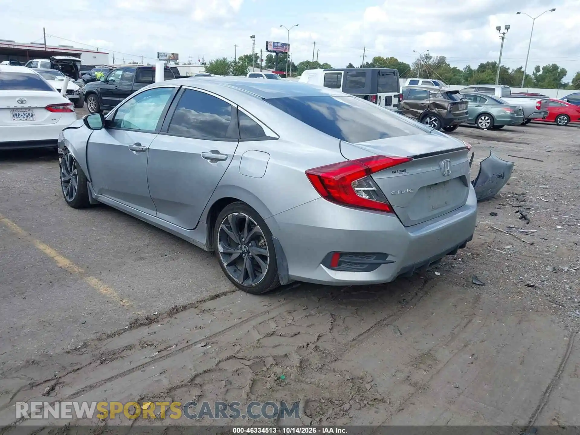 3 Photograph of a damaged car 2HGFC2F8XMH553865 HONDA CIVIC 2021