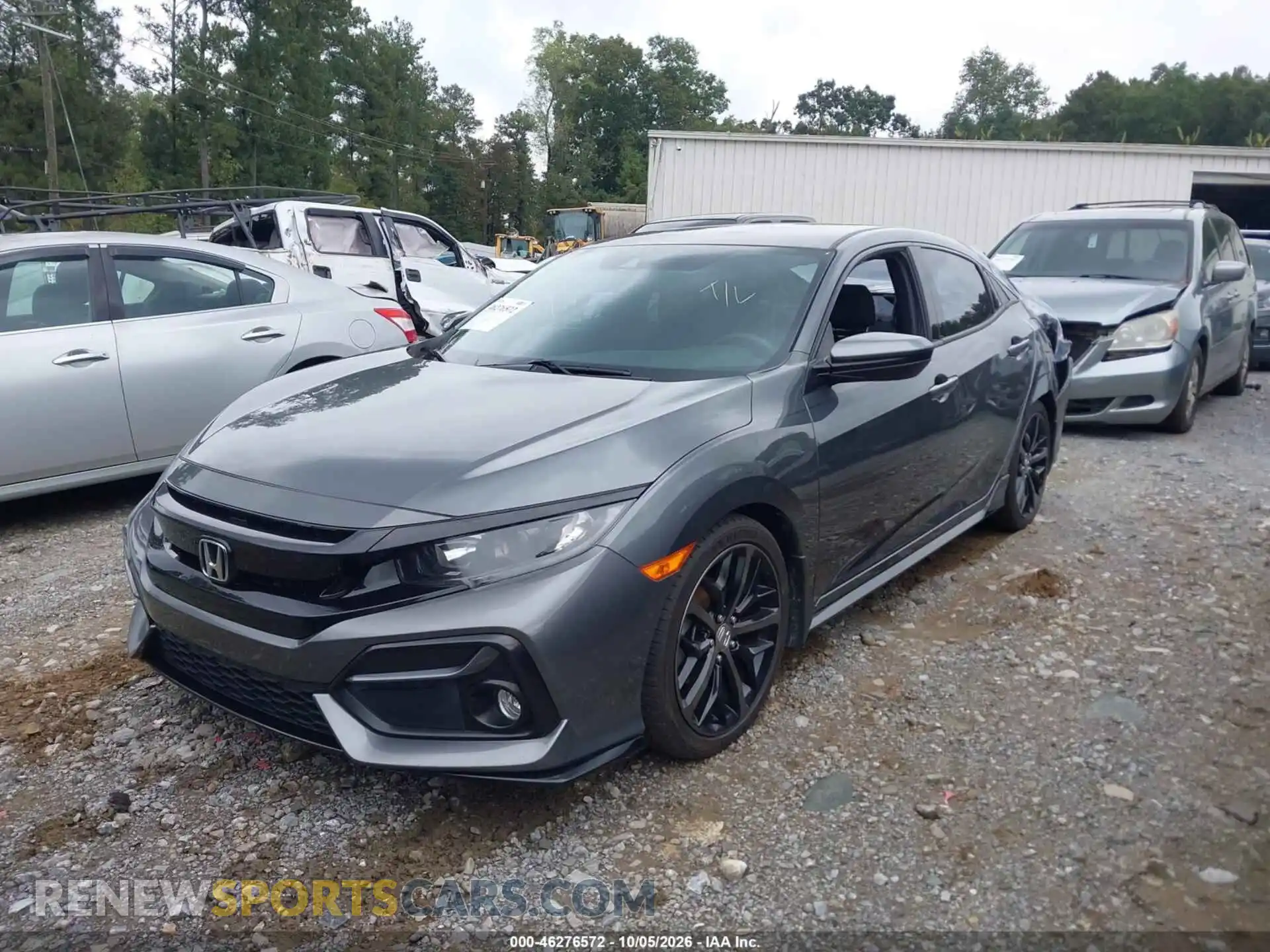 2 fotografías del automóvil dañado SHHFK7G43MU229171 HONDA CIVIC 2021