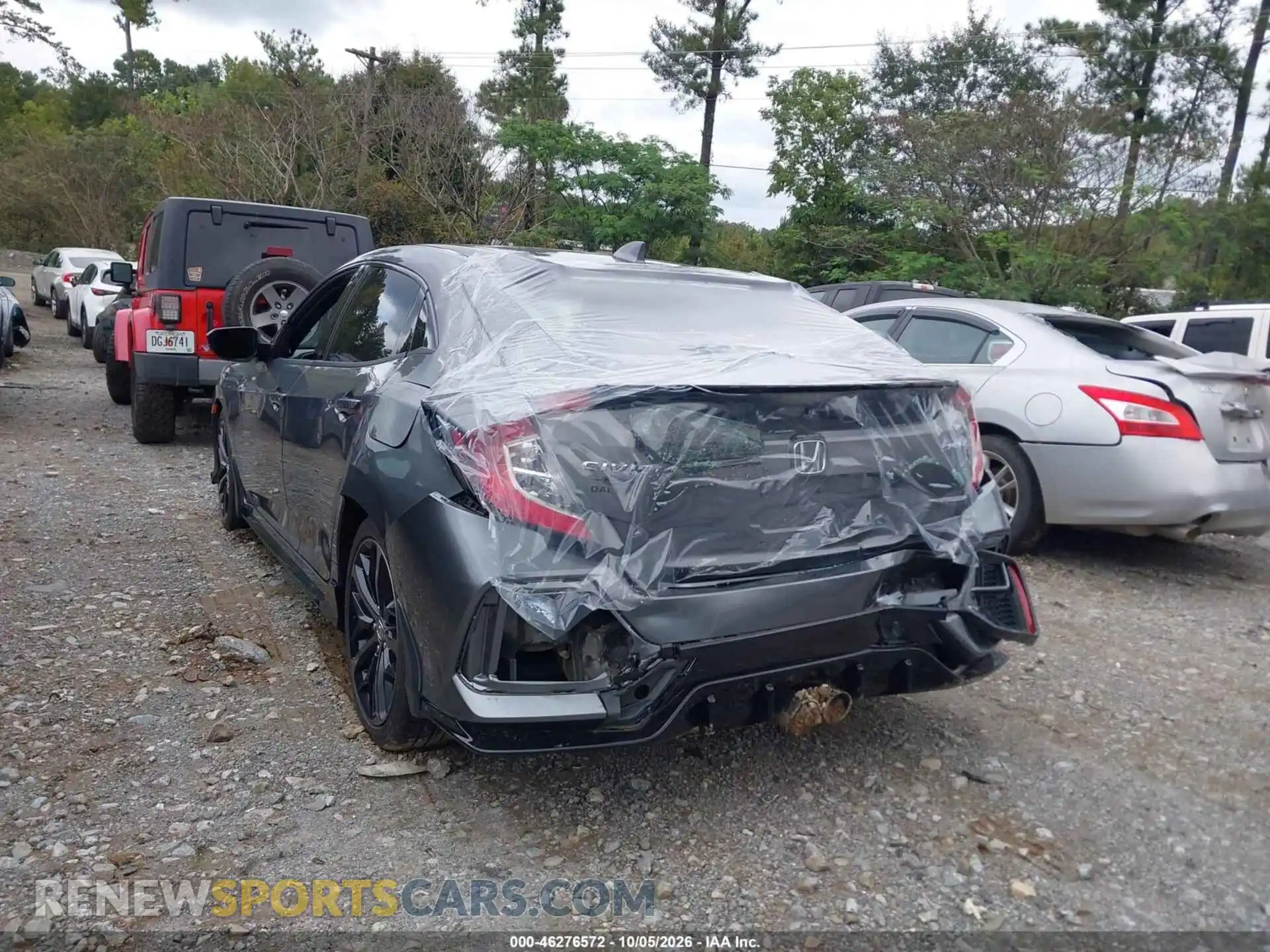 3 fotografías del automóvil dañado SHHFK7G43MU229171 HONDA CIVIC 2021