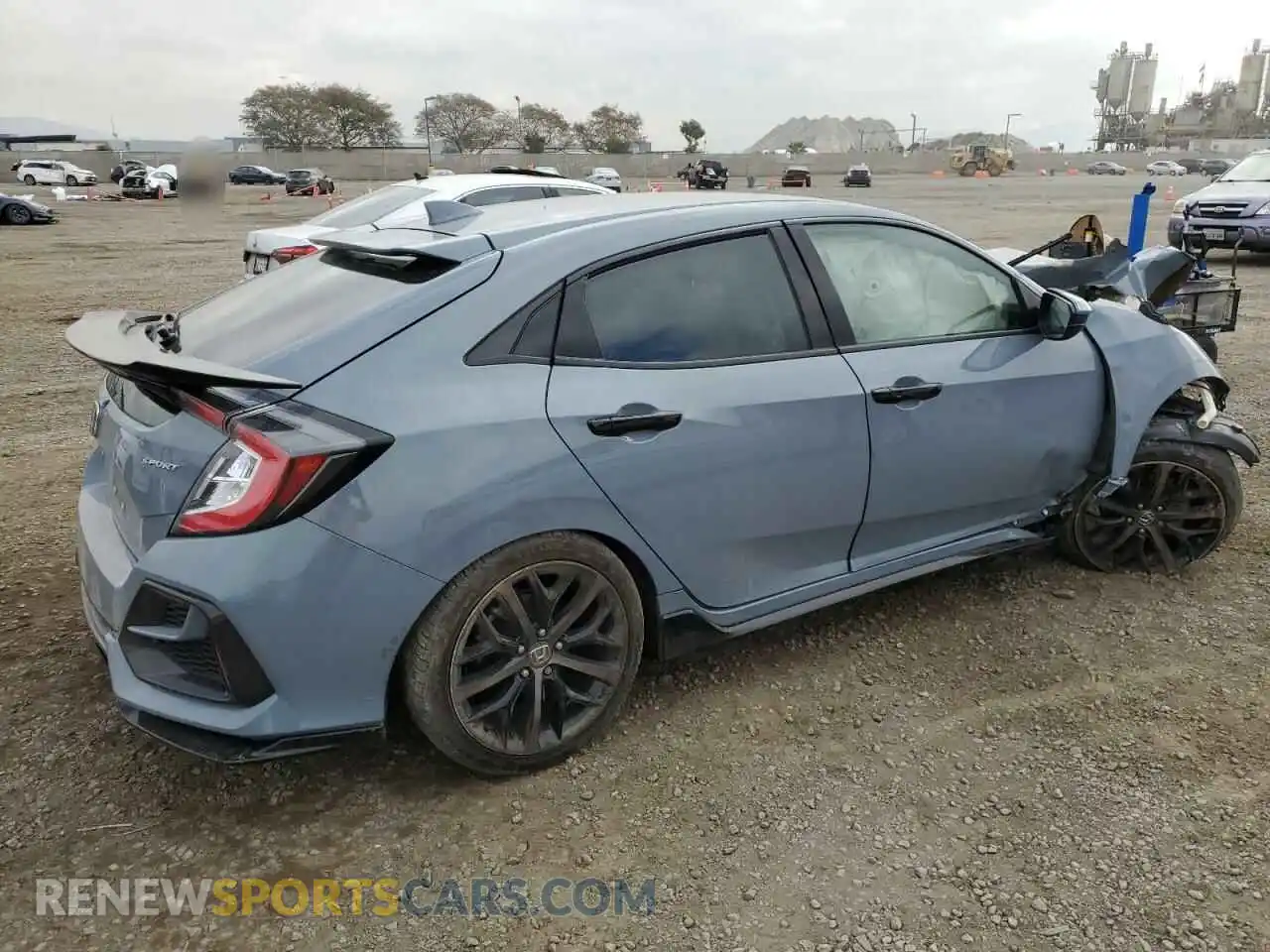 3 Photograph of a damaged car SHHFK7G45MU216423 HONDA CIVIC 2021