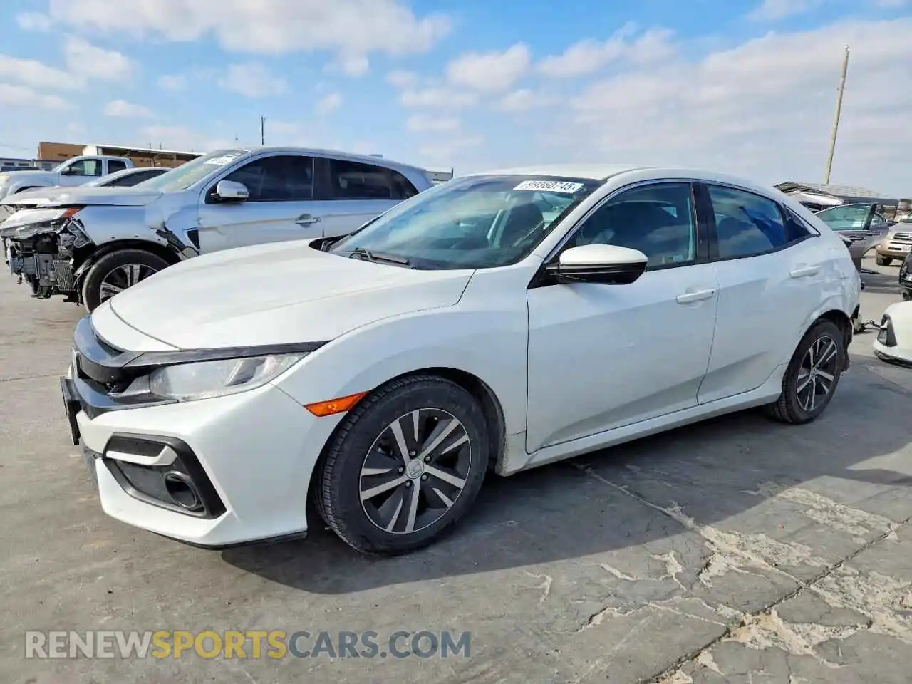 1 Photograph of a damaged car SHHFK7H35MU201541 HONDA CIVIC 2021