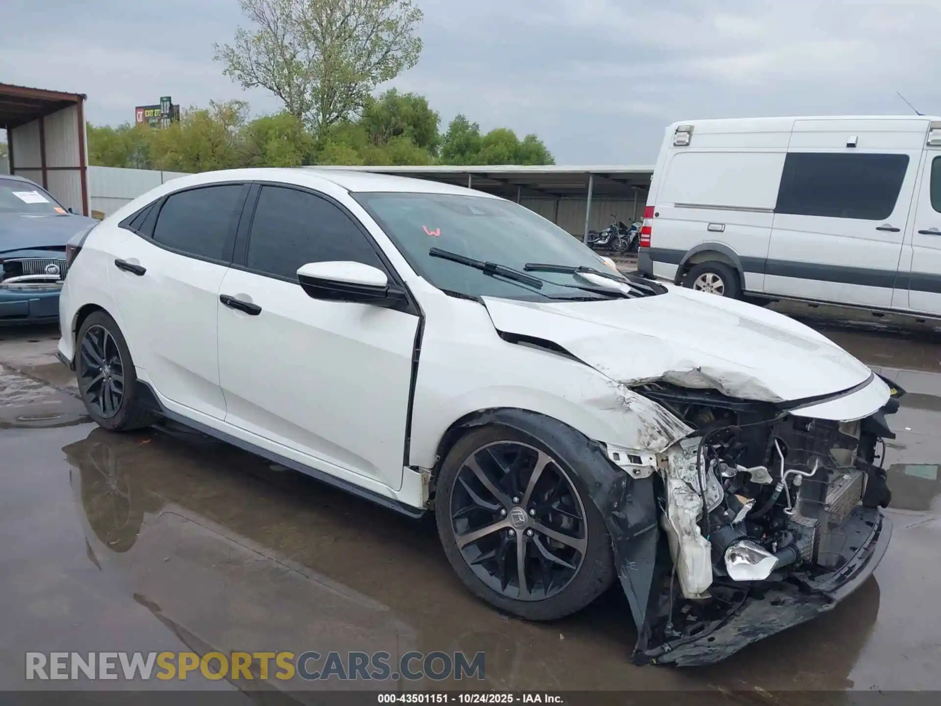 1 Photograph of a damaged car SHHFK7H40MU200726 HONDA CIVIC 2021
