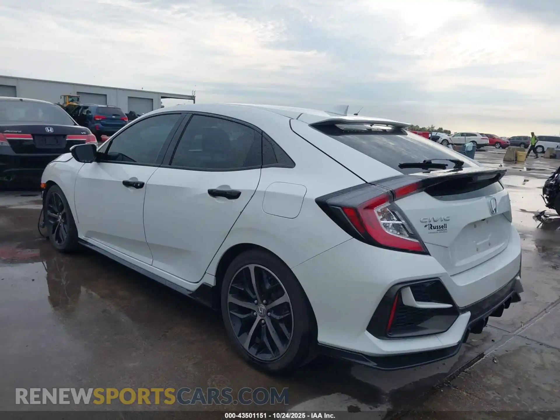 3 Photograph of a damaged car SHHFK7H40MU200726 HONDA CIVIC 2021