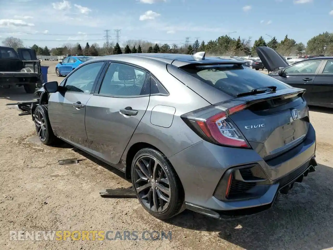 2 Photograph of a damaged car SHHFK7H40MU211290 HONDA CIVIC 2021