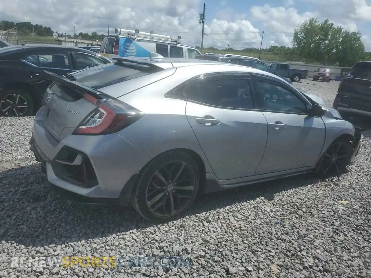 3 Photograph of a damaged car SHHFK7H40MU212892 HONDA CIVIC 2021
