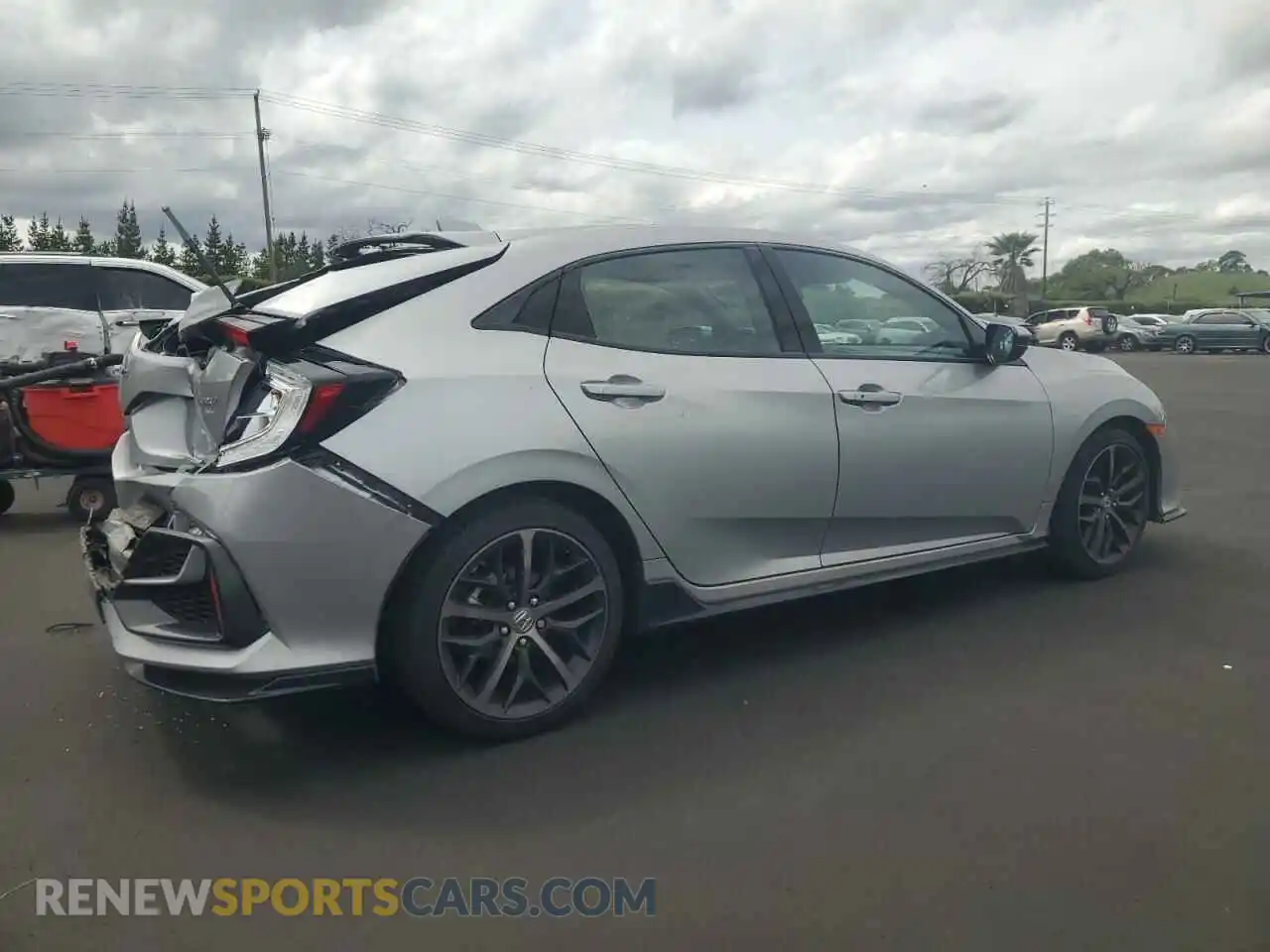 3 Photograph of a damaged car SHHFK7H40MU214531 HONDA CIVIC 2021